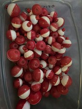 Over 100 Eagle Claw Red And White Bobbers FISHING LOT