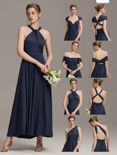 Navy multiway bridesmaid dress - multiway,