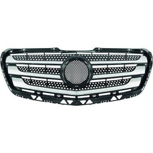 Grille chrome black - grille, chrome/black
