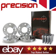 Peugeot 407 Wheel Spacers 20mm with Bolts for Aftermarket Alloys (2x Pairs)