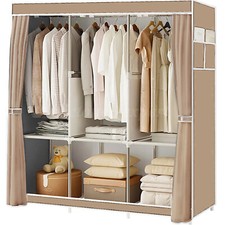 LARGE FABRIC CANVAS WARDROBE