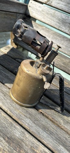 Brass paraffin blow torch - brass, /