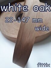 Iron on Edging PreGlued Real Wood White Oak Edge Banding Tape from 22 to 147 mm