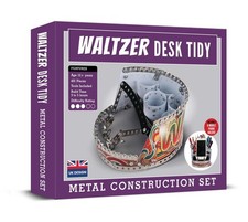 Waltzer Desk Tidy Metal Construction Model Set 401 Pieces H12 x W16 x D18 cm