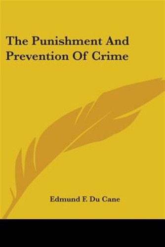Punishment and prevention - prevention, of