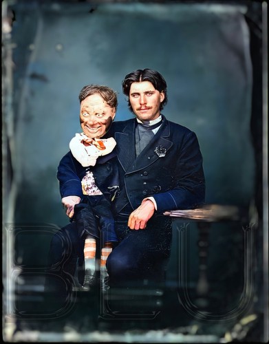 1877 ventriloquist and - and, his