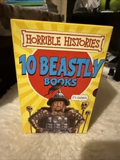 Horrible Histories Box Set 10 Beastly Books by Terry Deary
