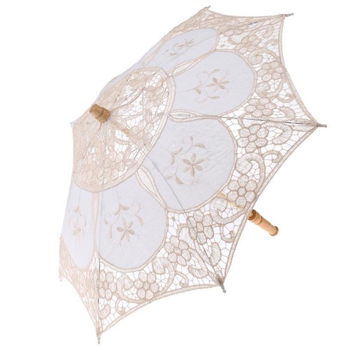 Retro wedding lace - lace, umbrella
