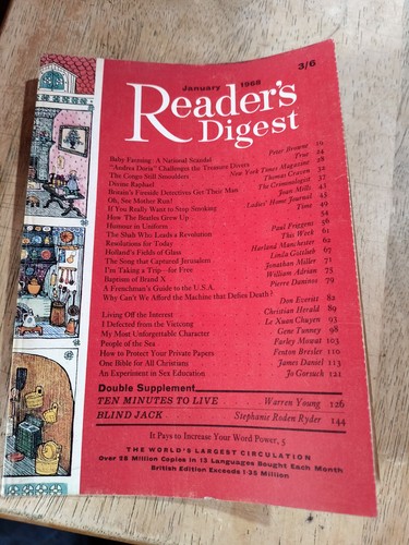 Readers digest magazine - readers,