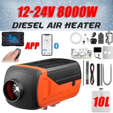 Diesel Air Heater 8KW 12V/24V LCD Bluetooth App for Caravan Camper Van Motorhome