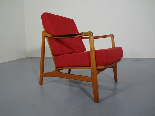 Teak oak armchair tove - teak,