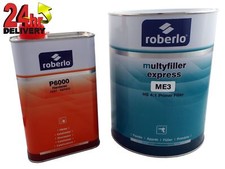 Roberlo Multyfiller Express 2k Acrylic Primer Filler 4L+P6000 Fast Hardener 1L