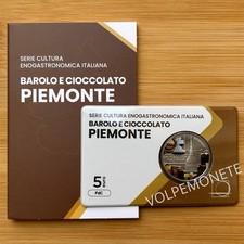 5 EURO ITALIA 2025 BAROLO E CIOCCOLATO PIEMONTE - SUBITO DISPONIBILE
