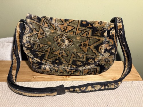 Vintage carpet bag - carpet,