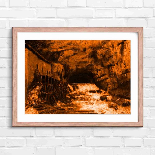 Old mill and - mill, waterfall