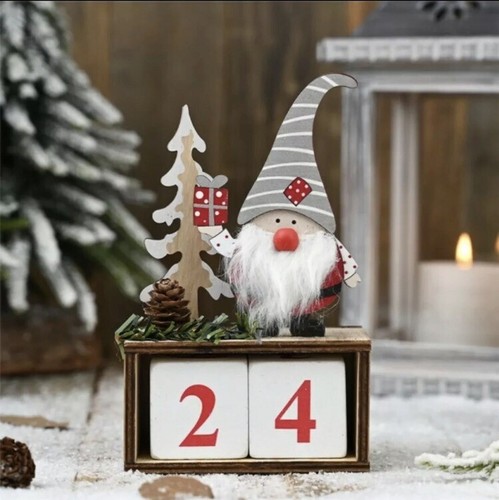 Christmas wooden advent - christmas,