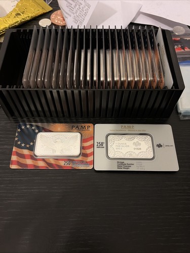 Pamp 1oz silver bar 250th - bar,