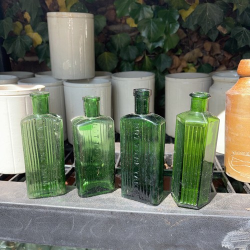 Victorian poison bottles - , ideal