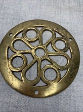 Vintage Brass Small Round