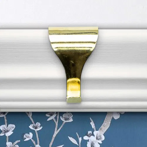 Picture rail hooks 46x32mm - rail,