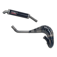 FULL EXHAUST CARBON ENDURO 2T GIANNELLI HIGH FOR YAMAHA DT 50 R / X 2008 > 2009