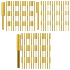 120Pcs Diamond Chainsaw Sharpener Kits,High Hardness Titanium Plated Burr1125