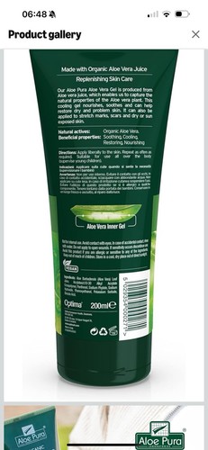 Aloe pura organic vera - aloe,