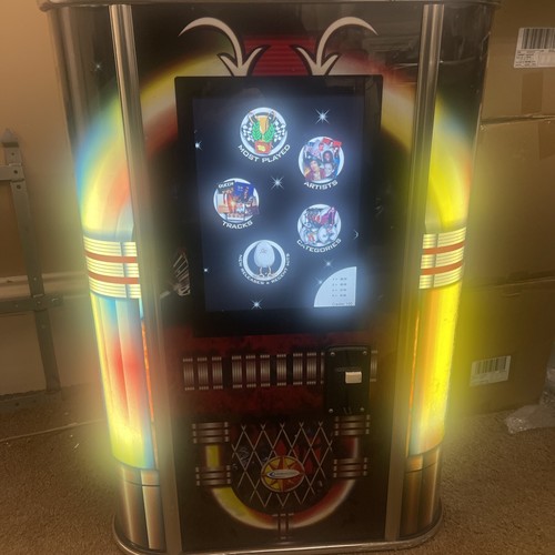 Vintage digital jukebox - vintage,