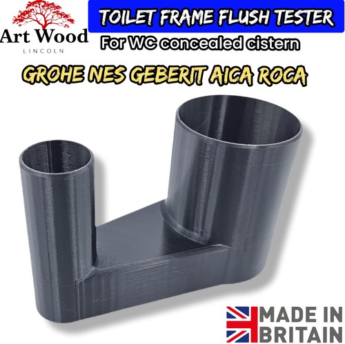Toilet frame flush - tester, wc