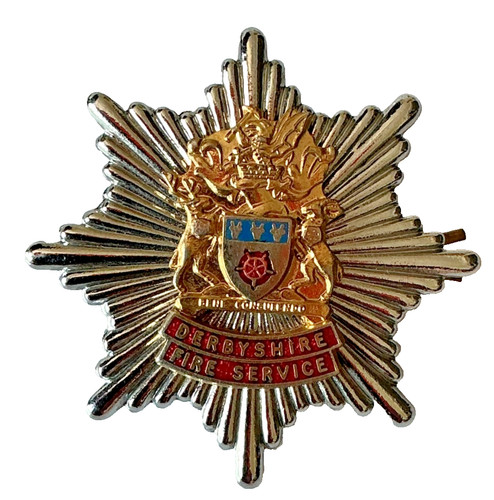 Derbyshire fire service cap - derbyshire,