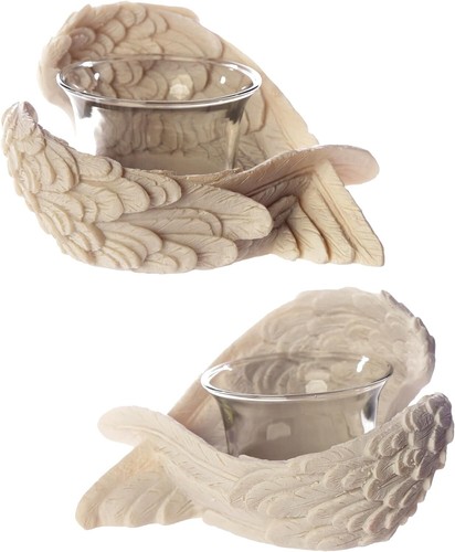 Angel wings tealight votive - angel,