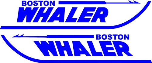 Boston whaler boat sticker - whaler,
