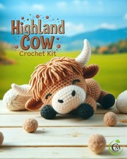 Highland Cow Crochet Kit for
