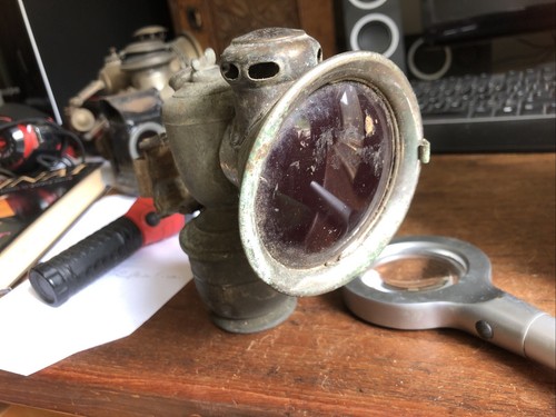 Vintage carbide lamp lucas - carbide,