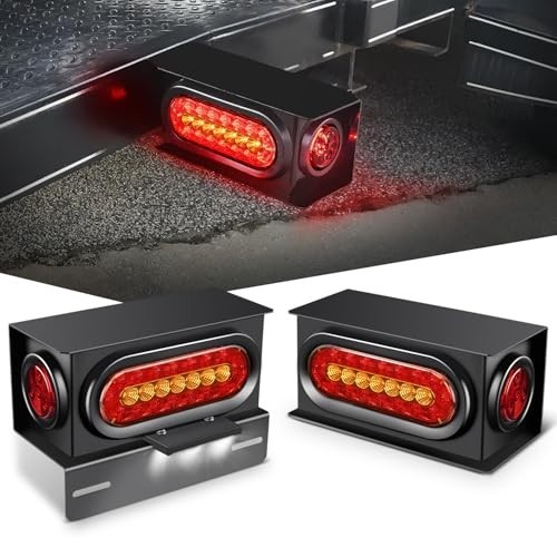 Trailer light box - box, red