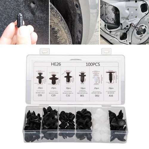 100pcs car trim body fastener - body,