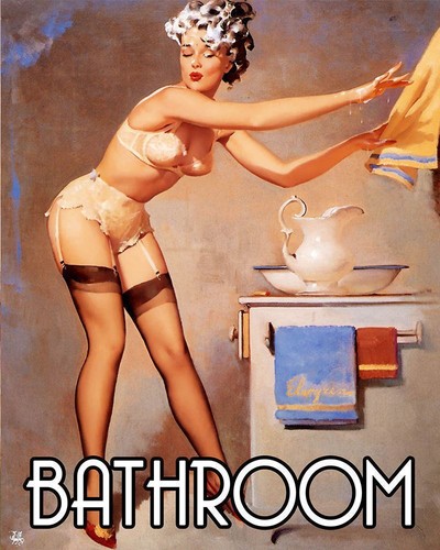 Bath bathroom pinup - bath, s