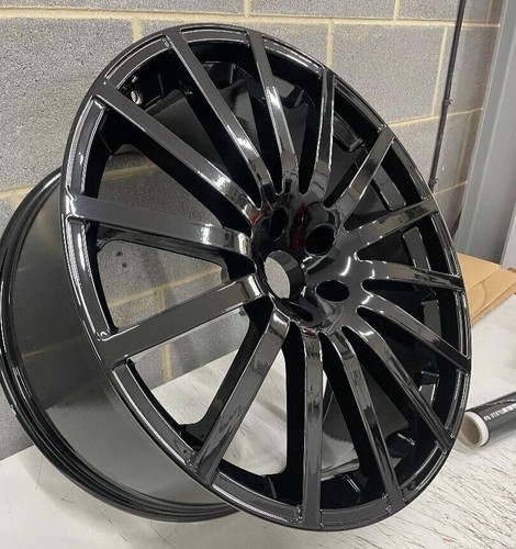 Gloss black alloy - x4,