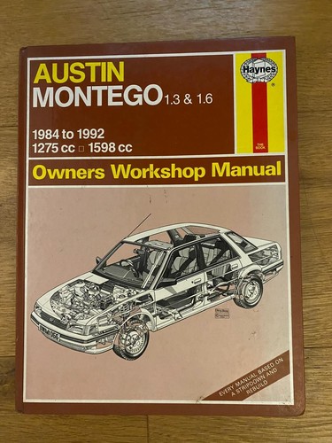 Austin montego 1 6 haynes - montego, 1.6