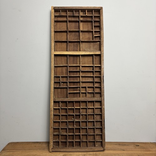 Vintage wooden printers - tray,