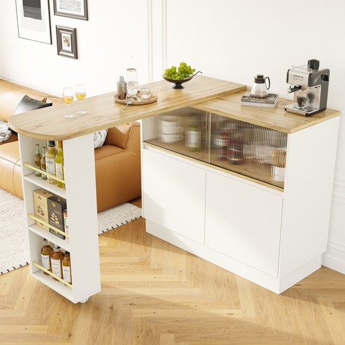 Extendable kitchen island - kitchen,