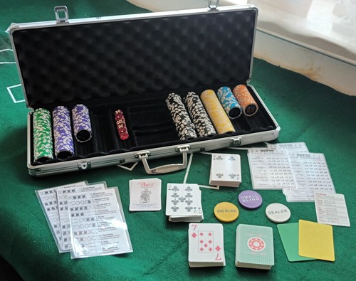 Poker chip set 325 piece - poker,
