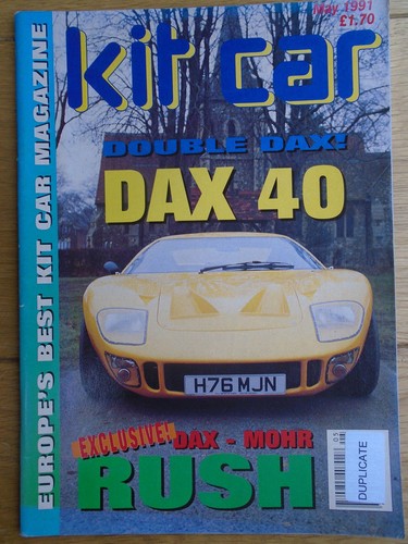 Kit car may 1991 - car, 40