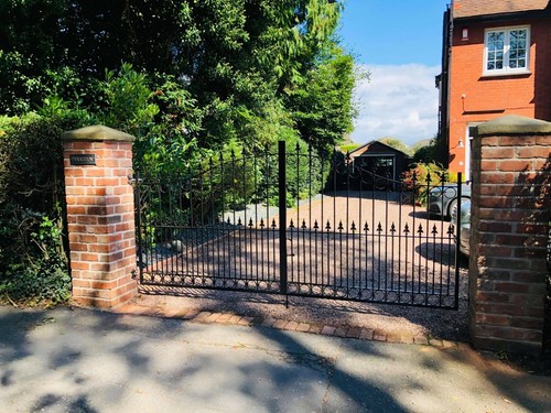 Wrought iron gates galvanised - gates,