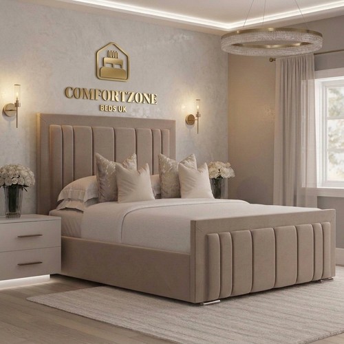 Malaga panel bed frame - bed, plush