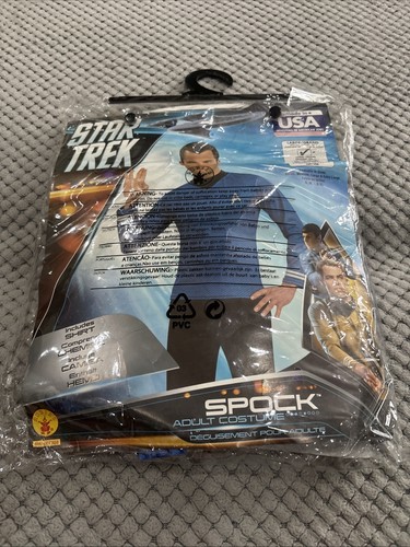 Spock blue star trek shirt - spock,