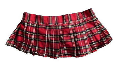 Red tartan plaid women - red,
