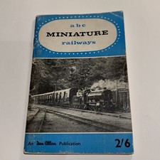 Ian Allan ABC Miniature Railways 1961  UNMARKED NO UNDERLINING VGC