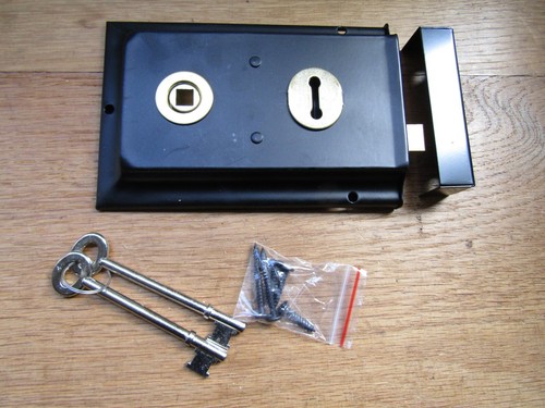 Door rim lock retro - old, 1920's