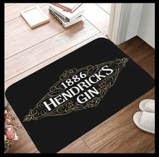 Hendricks Gin Floor Matts Home Decor - Black And White Official Merchandise NEW